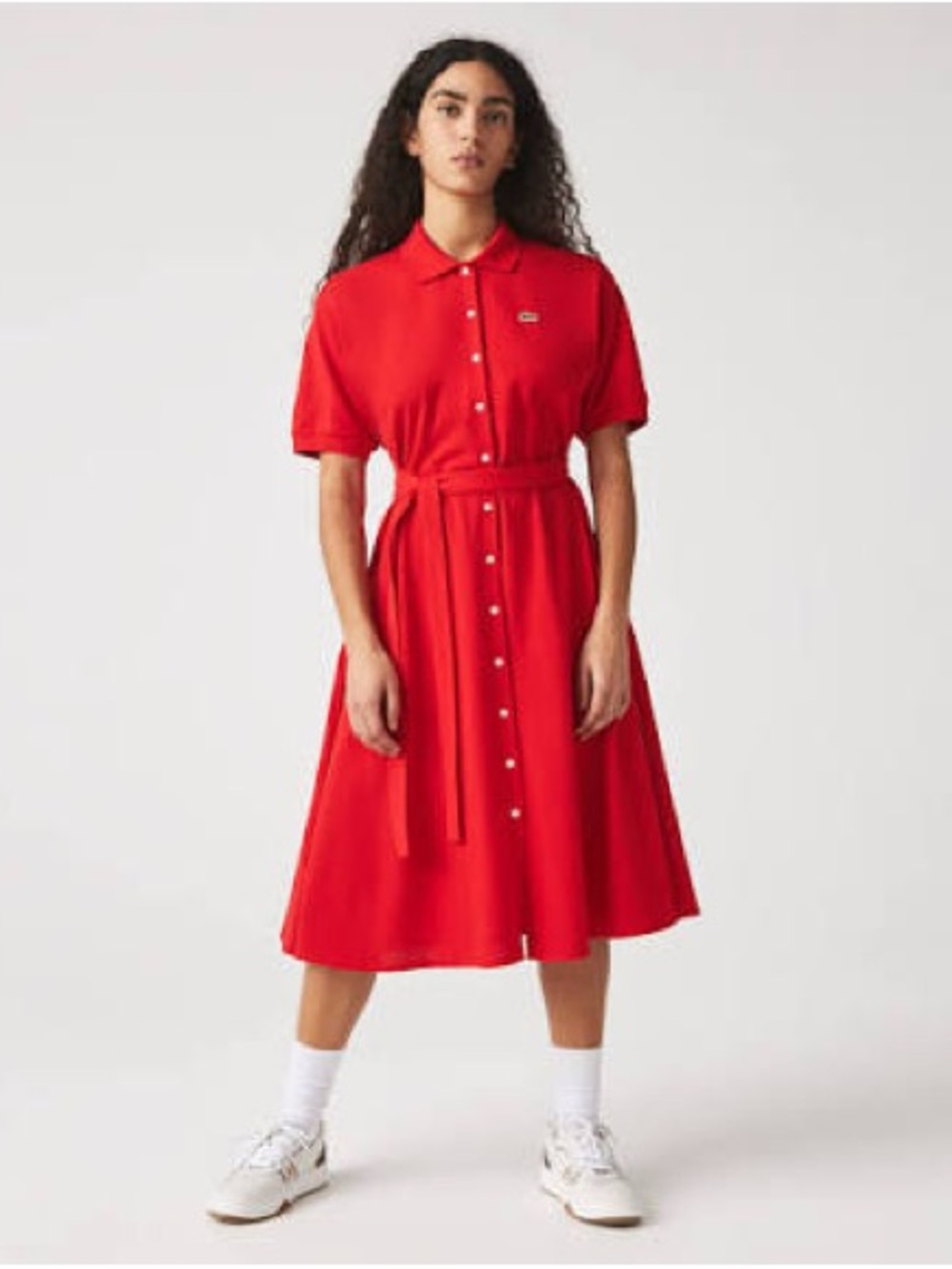 NWT Lacoste Bright Red Polo Dress